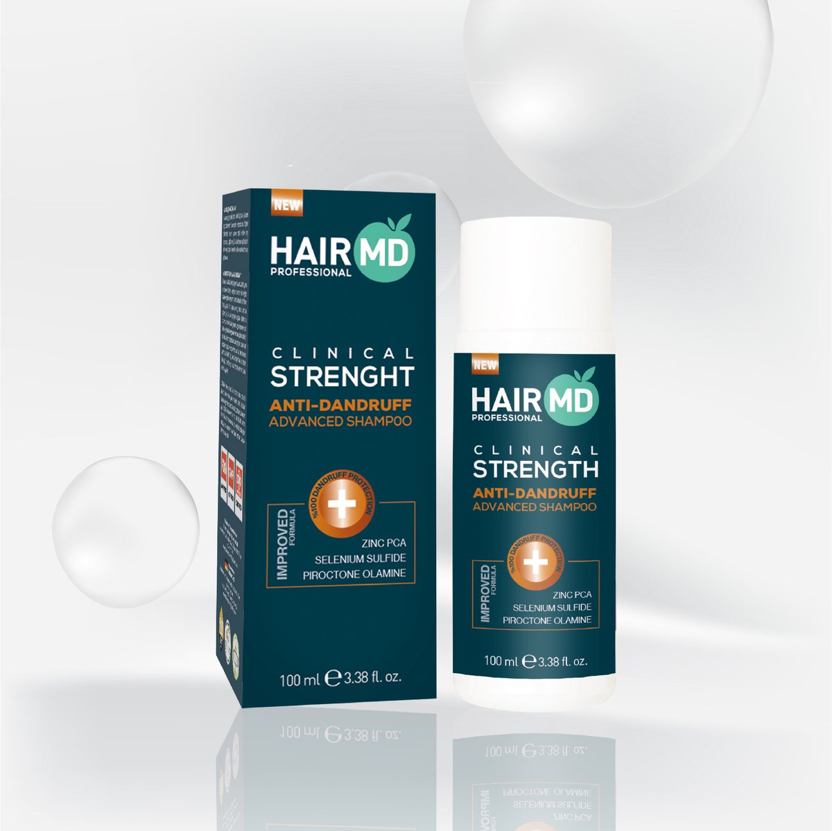 HairMD Clinical Strenght Anti Dandruff Advanced Shampoo 100ml - Antiroos - Hairtimeistanbul