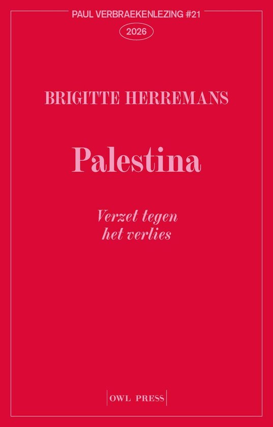 Palestina, verzet tegen het verlies - cover