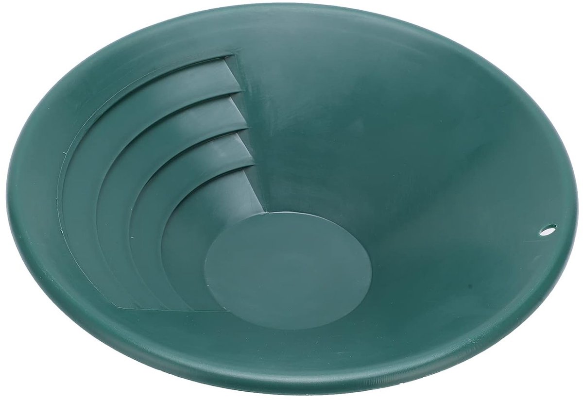 Professionele Goudwaspan van 260mm voor Efficiënt Goud Pannen, Inclusief Sifon en Accessoires, Ideaal voor Hobbyisten en Professionals