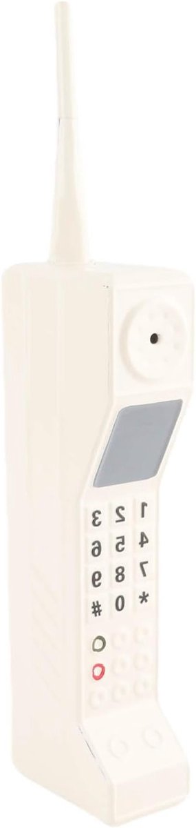 Retro 80's Mobiele Telefoon Ornament, Vintage Cellphone Fotomodel, Oude Stijl Telefoon Decoratie voor Fotografie en Verzamelingen