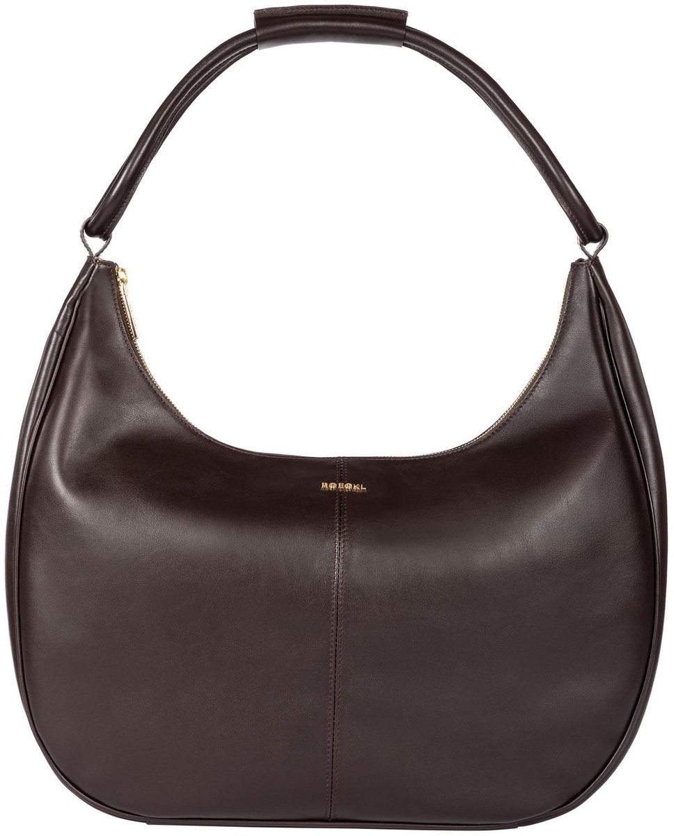 ROECKL Leren schoudertas Solea Shoulderbag Coffee donkerbruin