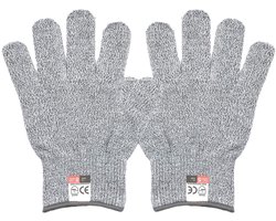 Level 5 Cut-Resistant Gloves (Size XL, Gray) — Oil-Resistant & Abrasion-Resistant Protective Gloves for Angle Grinders, Metalworking, Auto Repair, and Logistics (1 Pair)