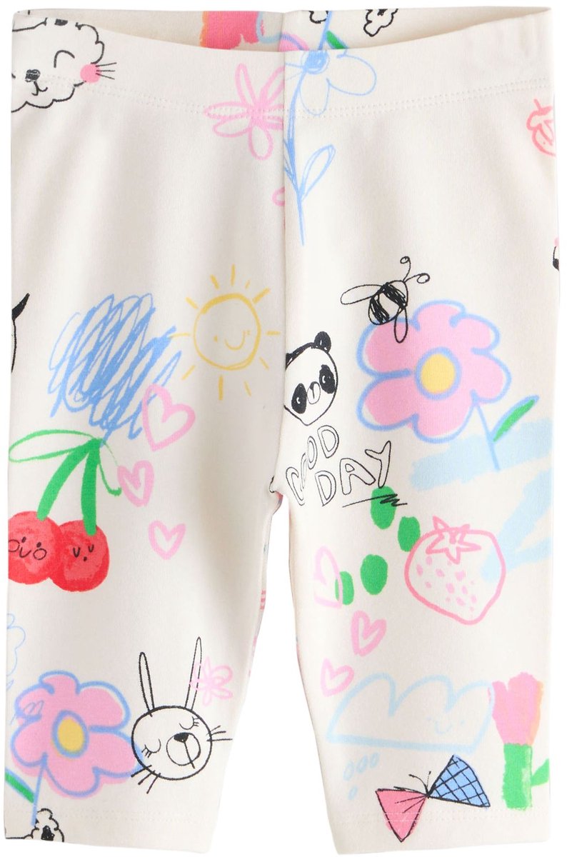 Next - Meisjes - Halflange legging - Crème