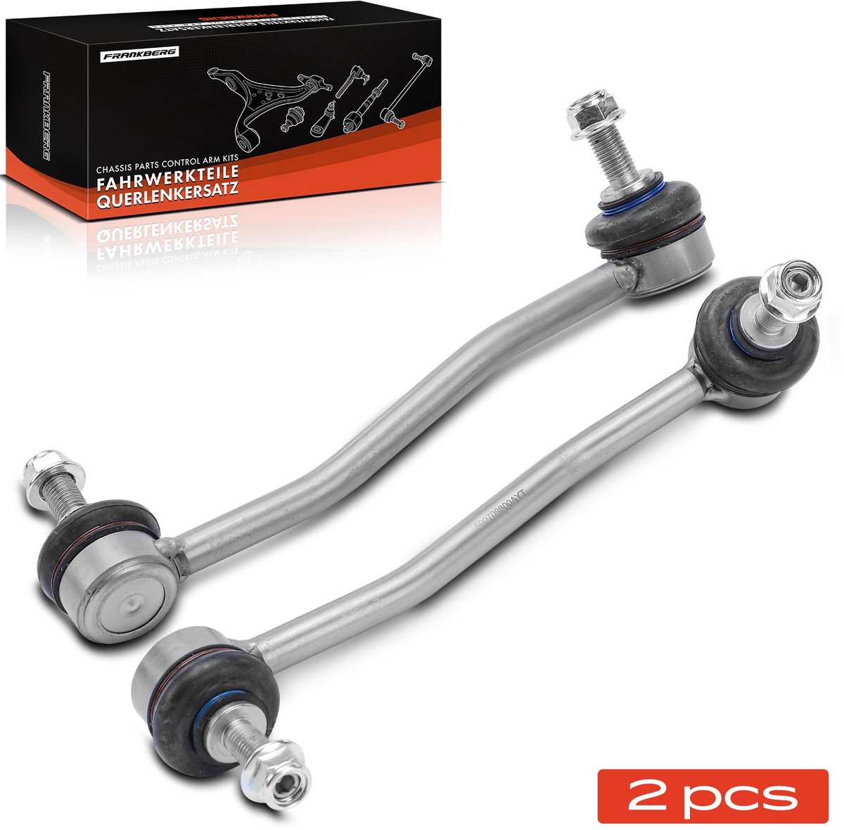 Frankberg 2x koppelstang vooras voor Tesla Model S 5YJS Bj vanaf 2012