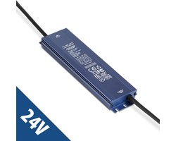 LED Voeding 24V 100W IP67 Waterdicht - Transformator 24V DC 4,1A - LED Driver Voor Buiten - Geschikt Voor LED Strip, Camera En Tuinverlichting (55003-24IP)