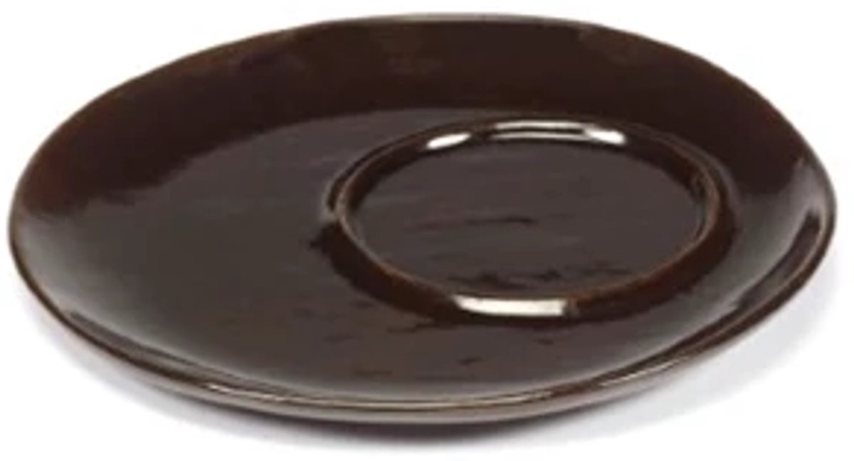 Serax Marie Michielssen La Mère koffie schotel D14.5cm ebony - set van 2