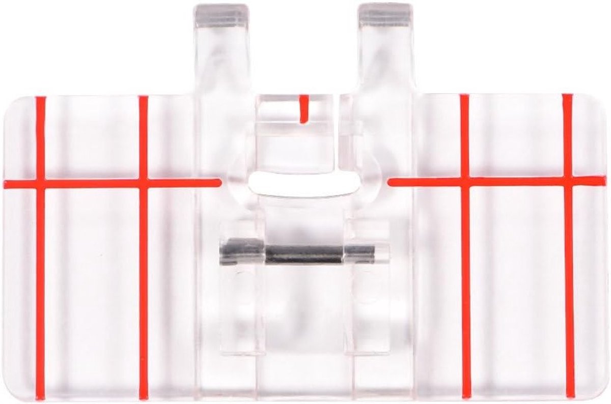 Plastic voetpedaal voor parallelle stikmachine, geschikt voor huishoudelijke naaimachines, naaiaccessoires en vervangende onderdelen