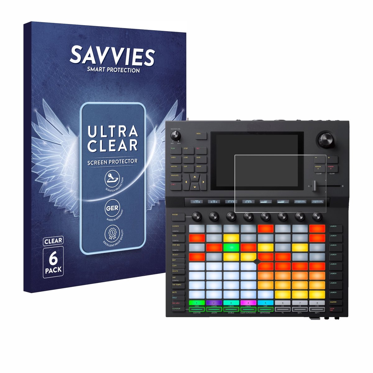 Savvies - Screenprotector voor Akai Force - Folie Beschermfolie transparant 6 Stuks