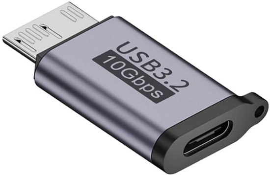 USB-C naar Micro USB 3.0 Adapter 10...