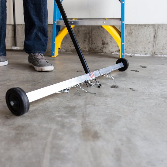 Mini Veegmachine - Tapijtveger Vloer - Snel Vloeren Schoonmaken - Magnetische Werking - 27 inch - null van MINI — afbeelding 5