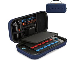 Sounix Case Geschikt voor Nintendo Switch 2 - Ingebouwde standaard - Hoesje Geschikt voor Switch 2 - Beschermhoes - Opbergtas -Blauw