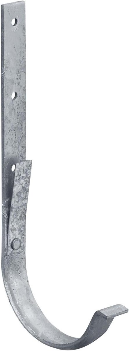 Gootbeugel - Dakgootbeugel Halfrond - Dakafvoer Bevestigen - Verzinkt Staal - 150mm 20 stuks - Zilver