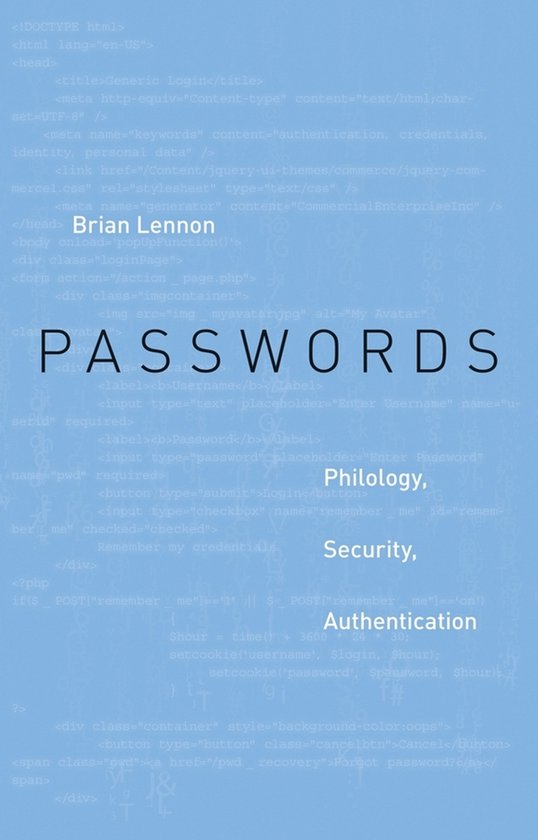 Passwords - cover