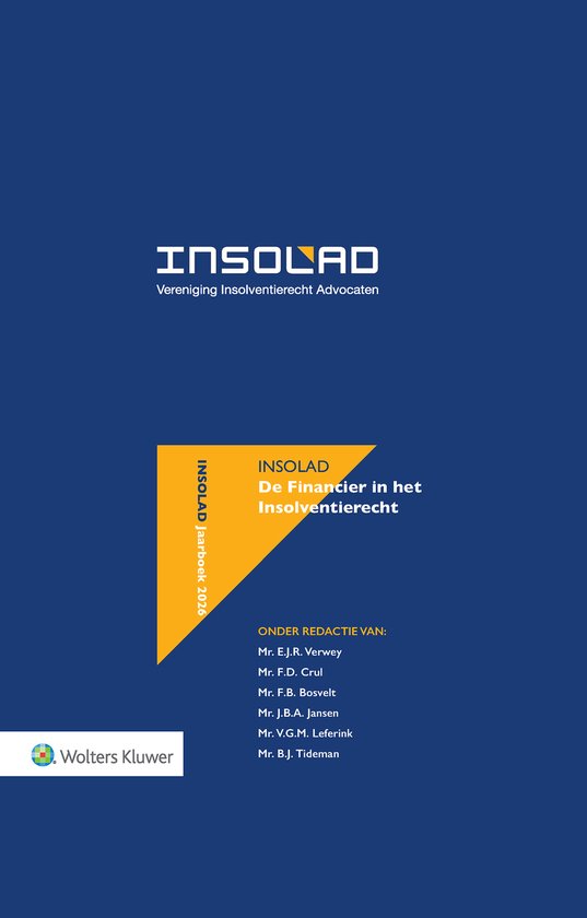 De Financier in het Insolventierecht - cover