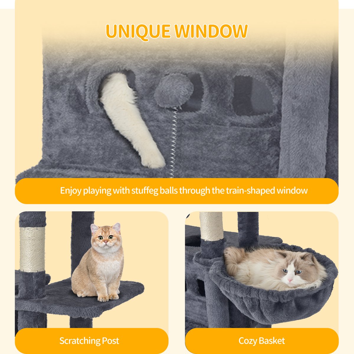 Jensaro Krabpaal Katten - Kattenboom Groot thumbnail 3