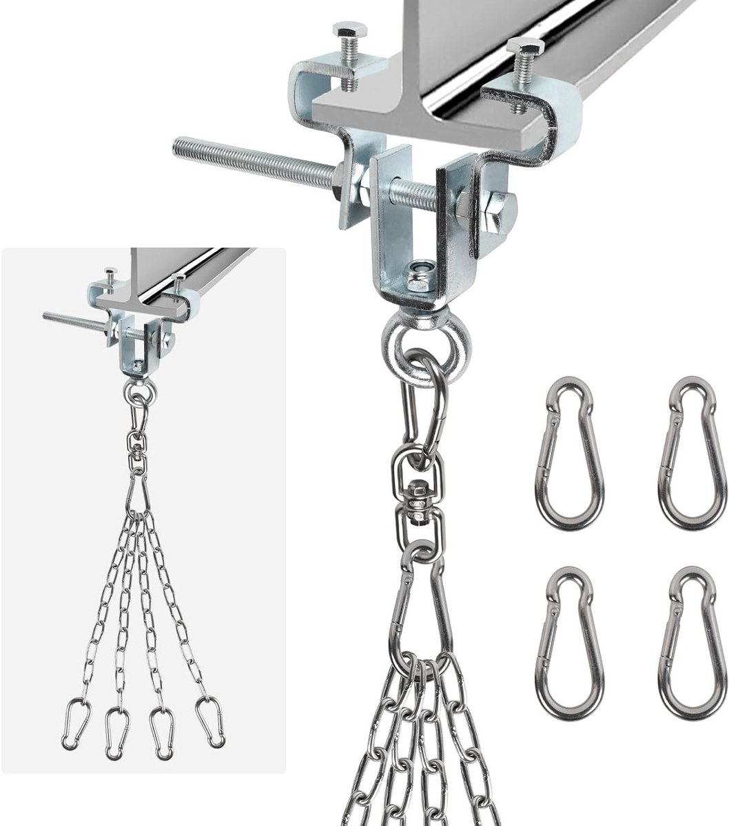 Zware Punching Bag Hangende Ketting met Carabiner voor Muay Thai, Boksen en MMA Training