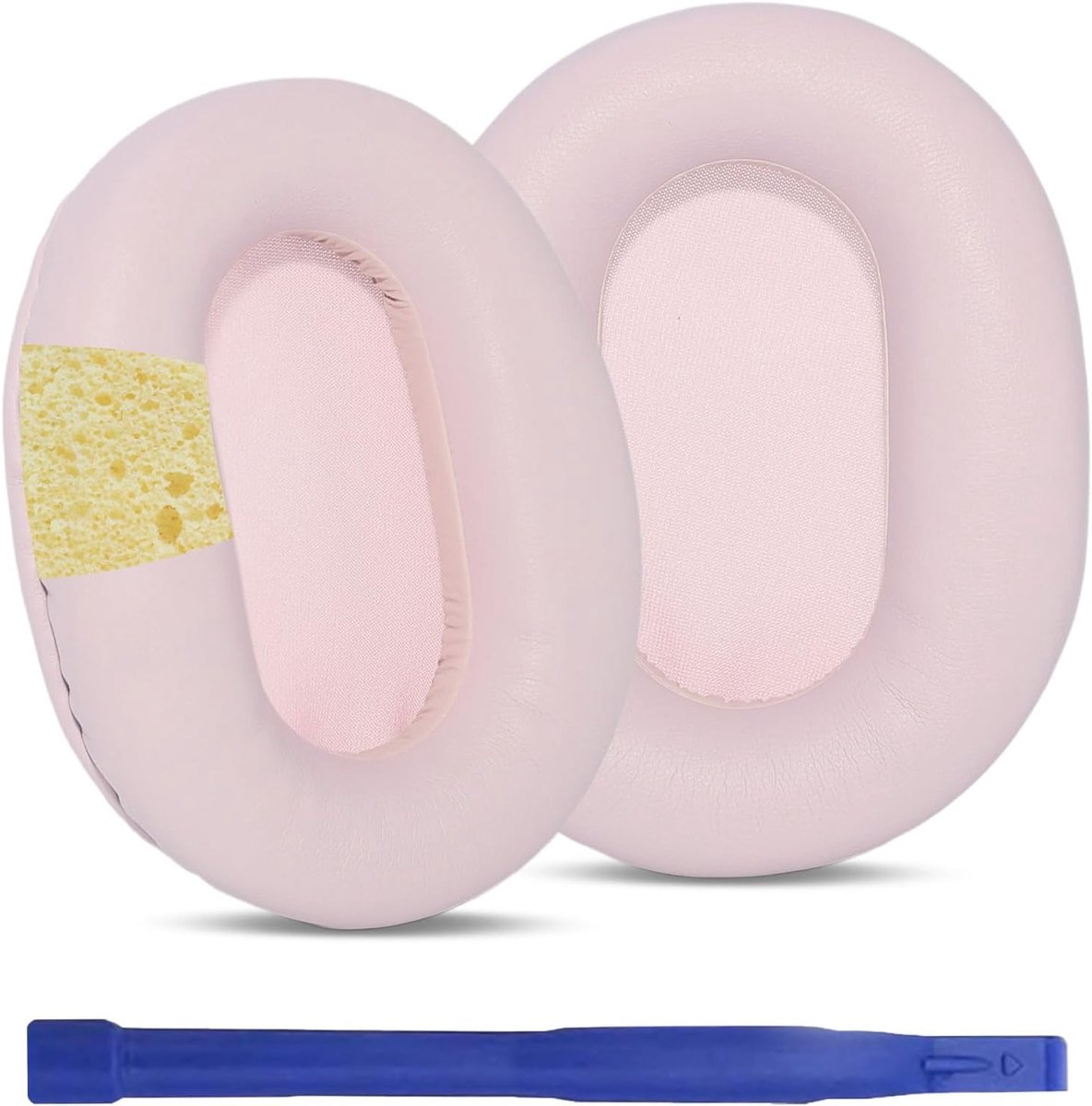 Vervangende Oorkussens voor Sony WH-CH700N, WH-CH710N, WH-CH720N Hoofdtelefoons - Zachte Geheugenfoam en Leer in Roze voor Comfort en Geluidsisolatie