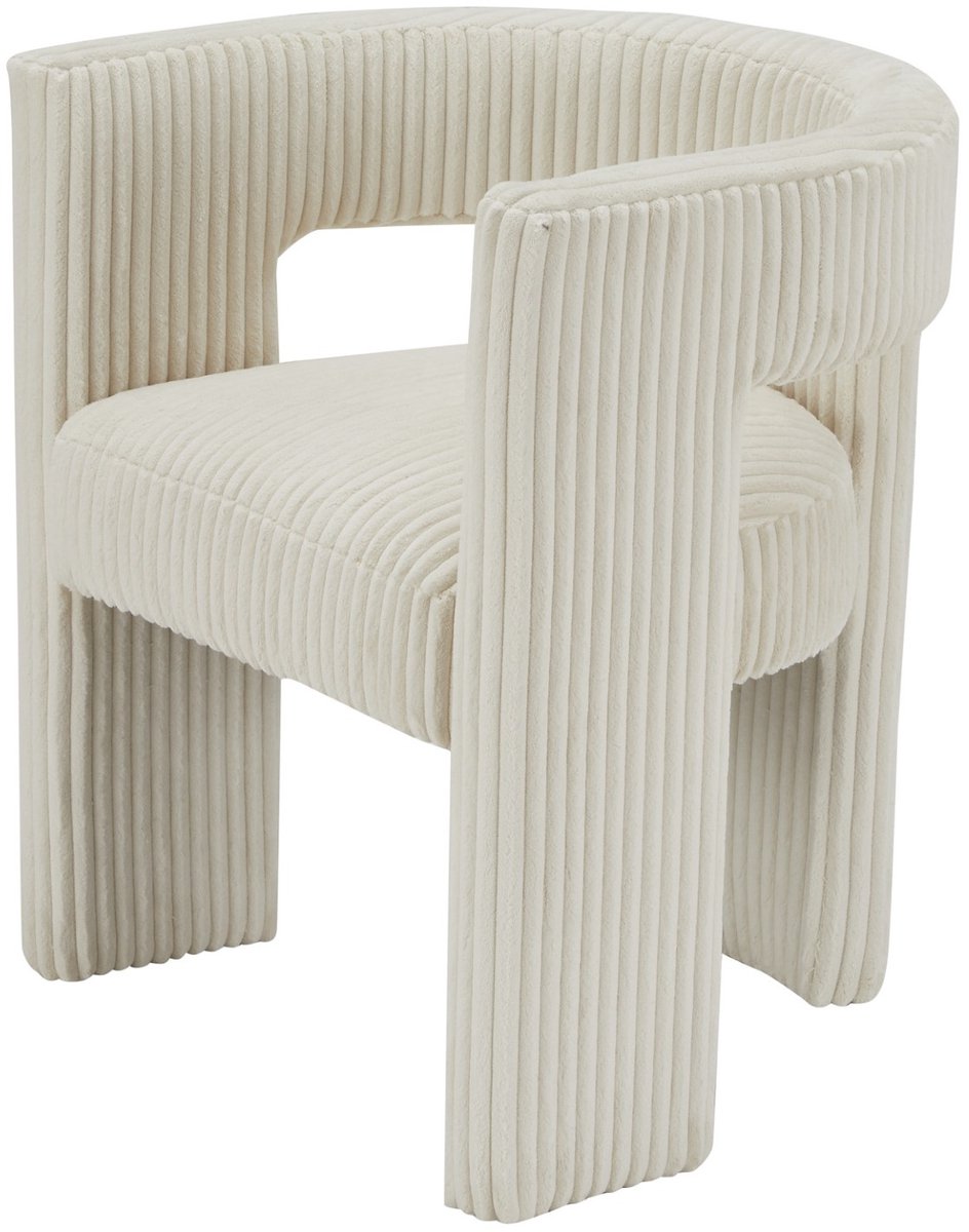 Sleepking - Fauteuil Yukon - Designer - Faux Fur - Velvet - Crème
