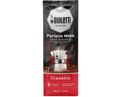 Bialetti Perfetto Moka - Classico - Gemalen Koffie - 250 gram