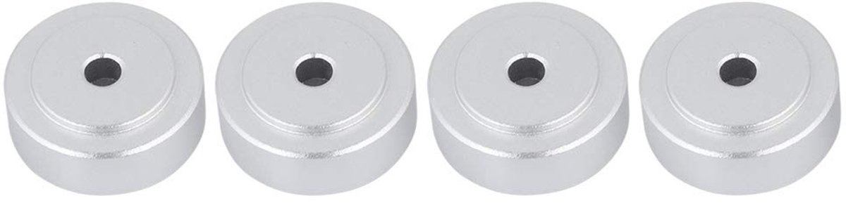 Byshayne - Amplifier voeten - Audio accessoires - Aluminium - Universele dempers - Geluidsapparatuur - 4 stuks