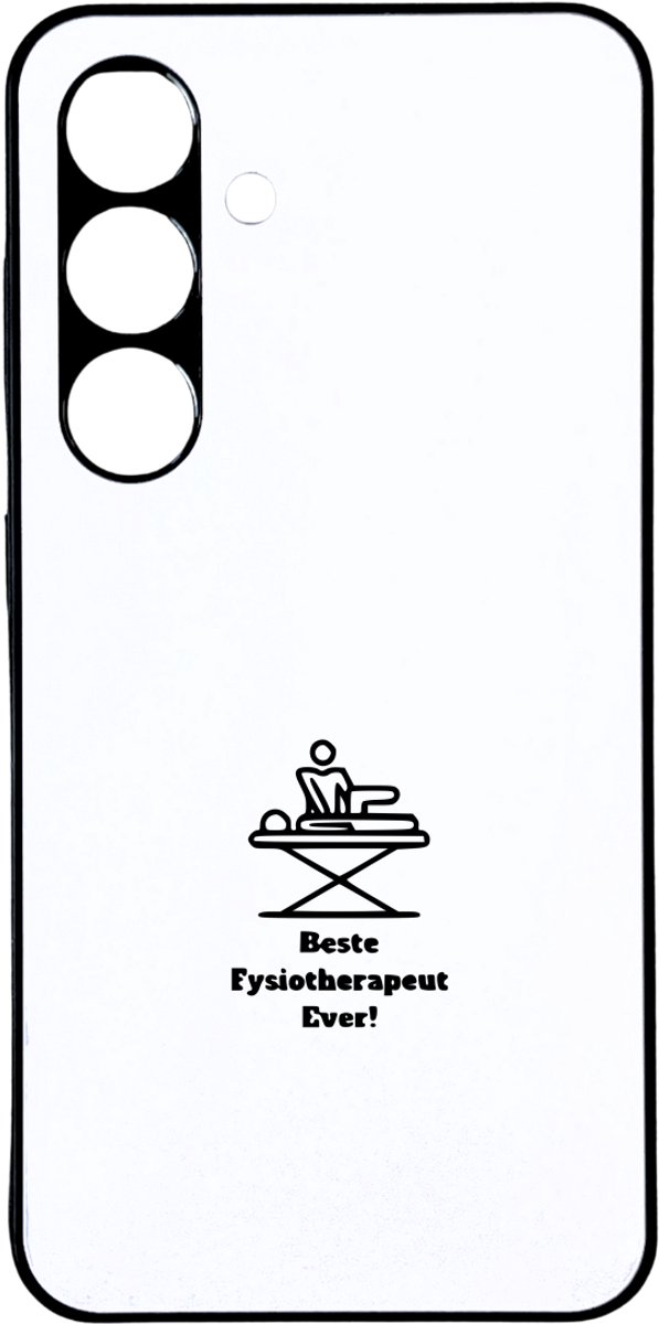 Hacebo® - Beste Fysiotherapeut telefoonhoesje - Beste fysiotherapeut - cadeau Fysiotherapeut - telefoonhoesjes - Leuk cadeau voor je Fysiotherapeut om te geven - verjaardag Fysiotherapeut - hoesje geschikt voor Samsung Galaxy S24