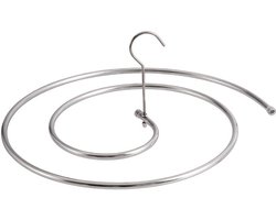 Spiraal droogrek, roestvrij staal spiraal droogmontage wasserij, Quilt deken hanger, ruimtebesparende metalen hangers voor beddengoed matrassen bank deksels capes voor binnen- en - 12mm buitengebruik (wit)