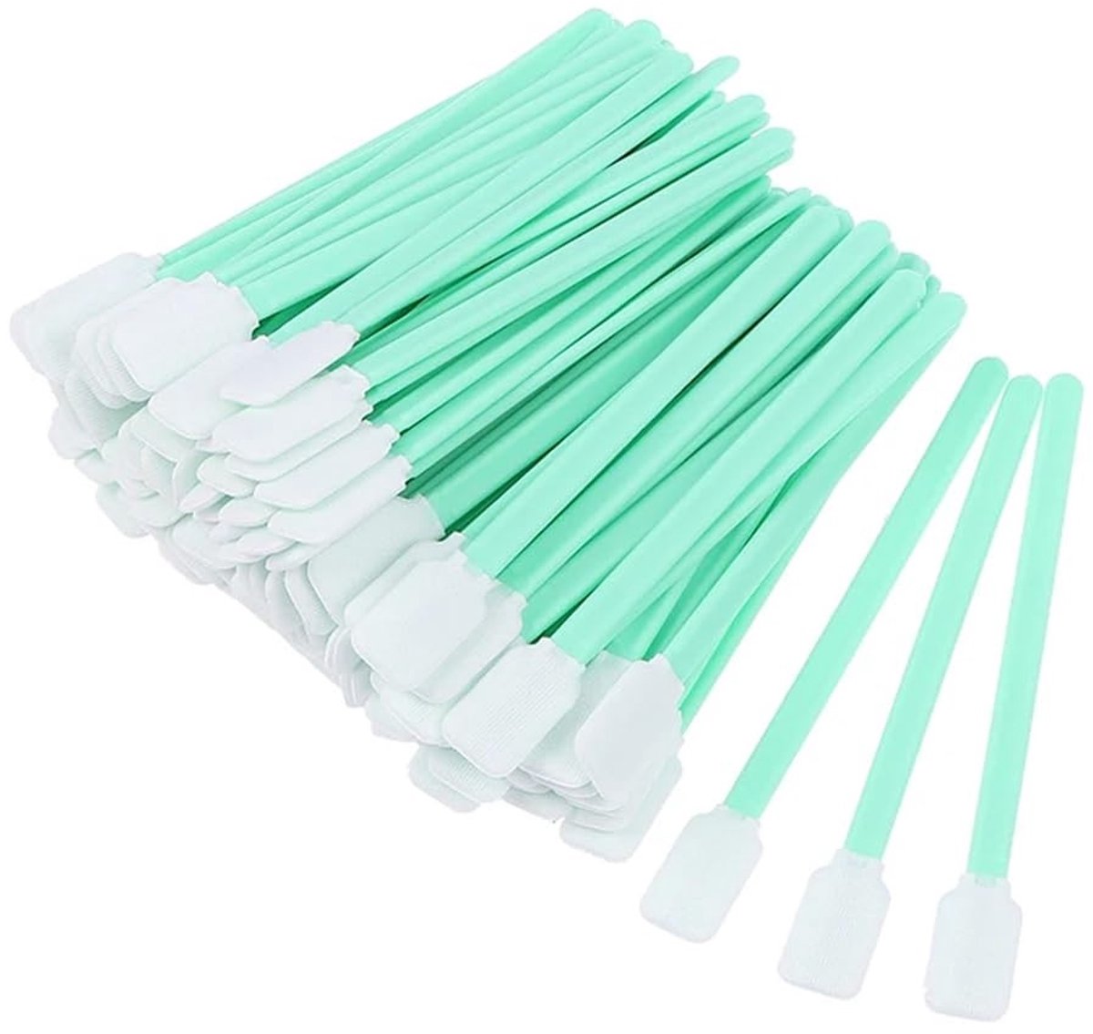NTHProducts - Schoonmaak Swabs - Foam Cleaning - Ideaal voor Camera's en Apparatuur - 50 Stuks - Cotton Buds voor Precisie - Geschikt voor Lens en Printer