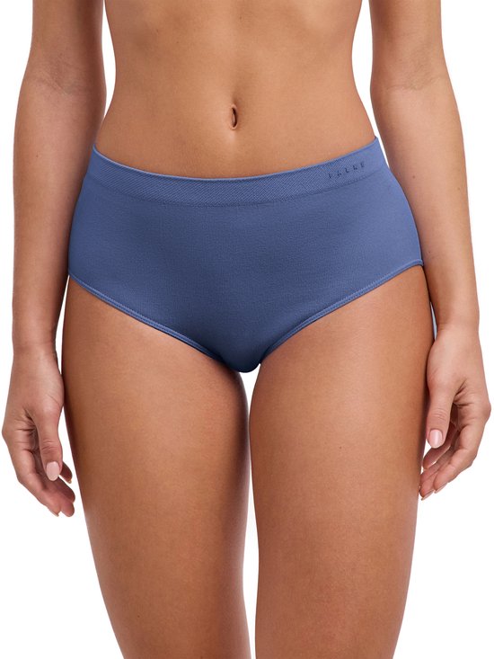 FALKE Daily Seamless Mid Waist naadloos modal broek van onderlaag dames blauw - maat S