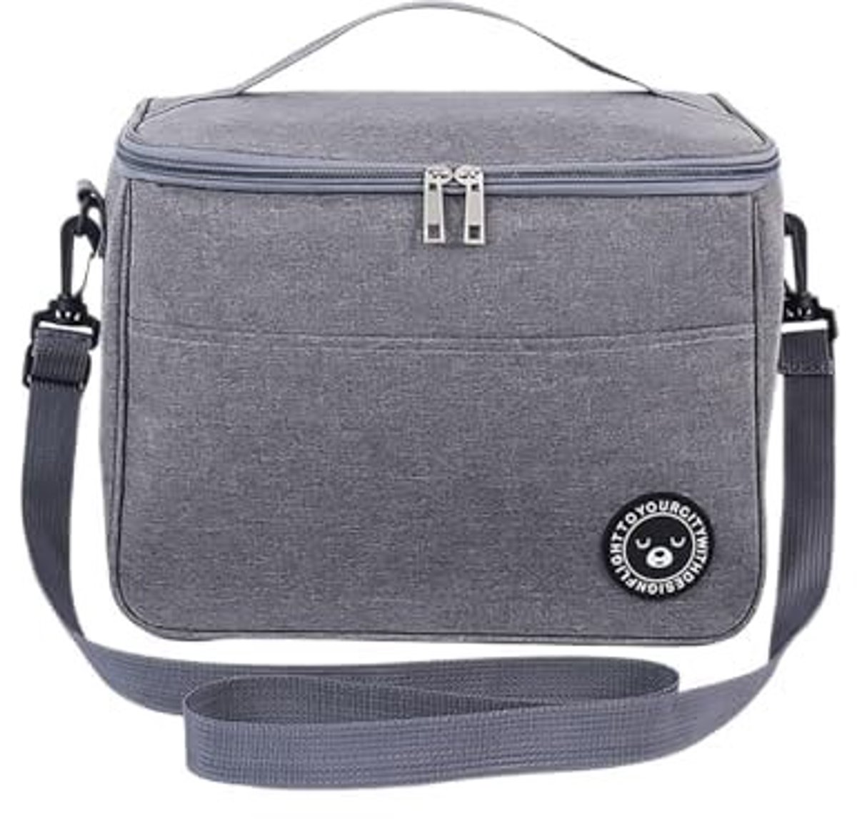 MTTProducts - Lunch Bag - Insulated - 13L - Zwart - Koeltas voor kinderen - Geschikt voor school en picnic - Handwasbaar