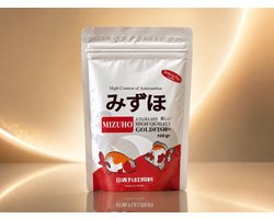 Mizuho goudvisvoer 100 gr. Zinkend-Vissenvoer-Vissenvoer aquarium-Visvoer voor goudvis en andere aquariumvissen - Korrels - 100 gram