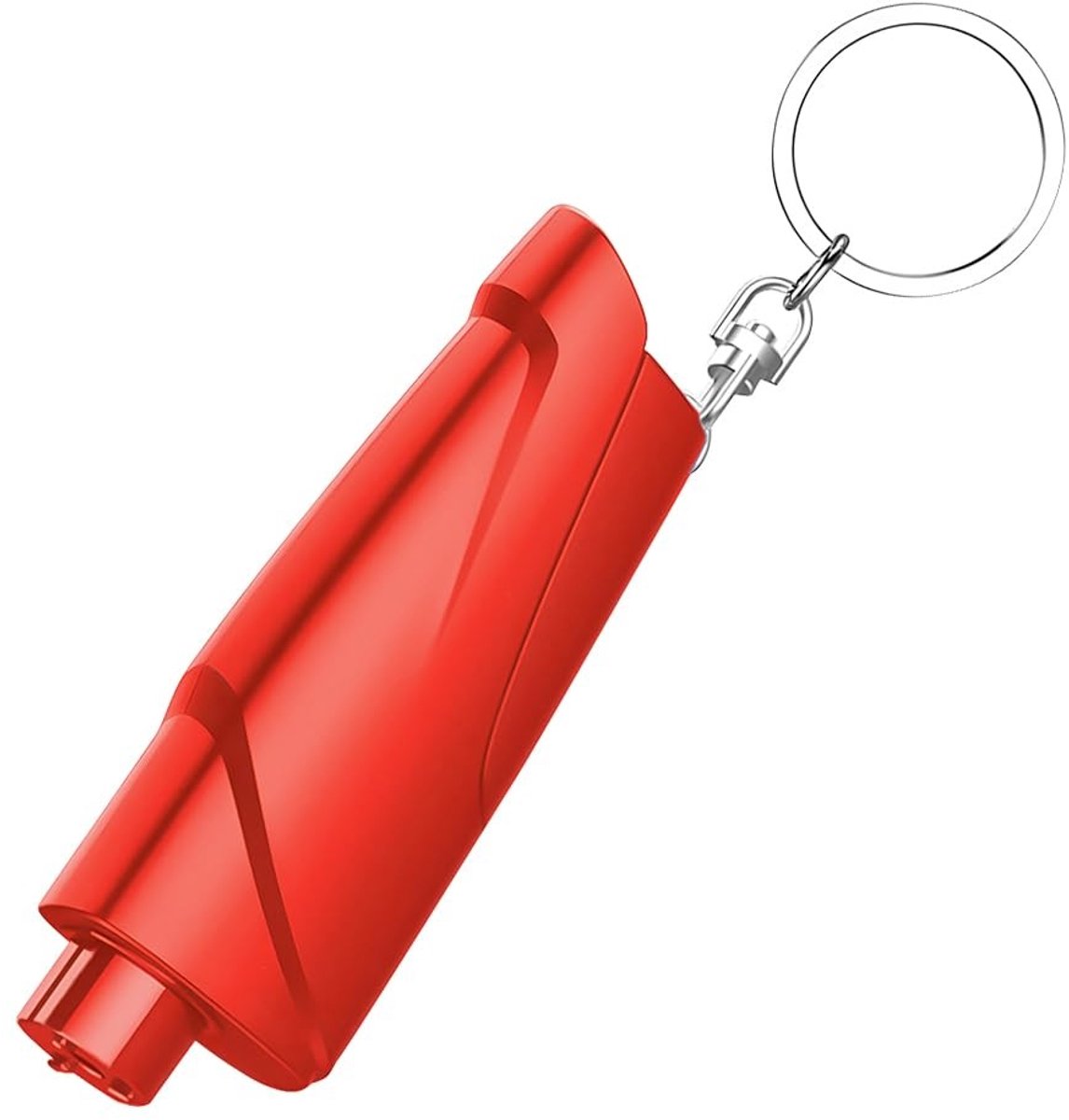 Allecto - Nood sleutelhanger - Veiligheidsgordel snijder - Redding hamer - Rood - Raam breker - Auto ontsnappen tool - Universeel