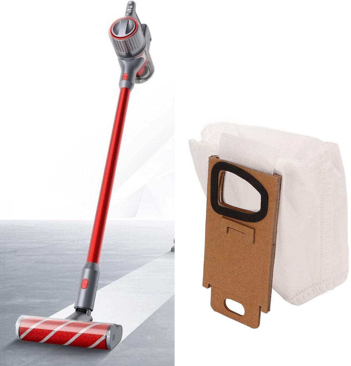 Allecto - Stofzak - 10 Stuks - Eco-vriendelijk - H6 H7 Vervangingsonderdelen - Gemakkelijk te gebruiken - Voor stofzuigeraccessoires