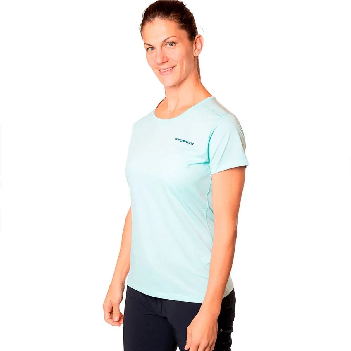 Trangoworld Rjavina T-shirt Met Korte Mouwen Vrouw Blauw
