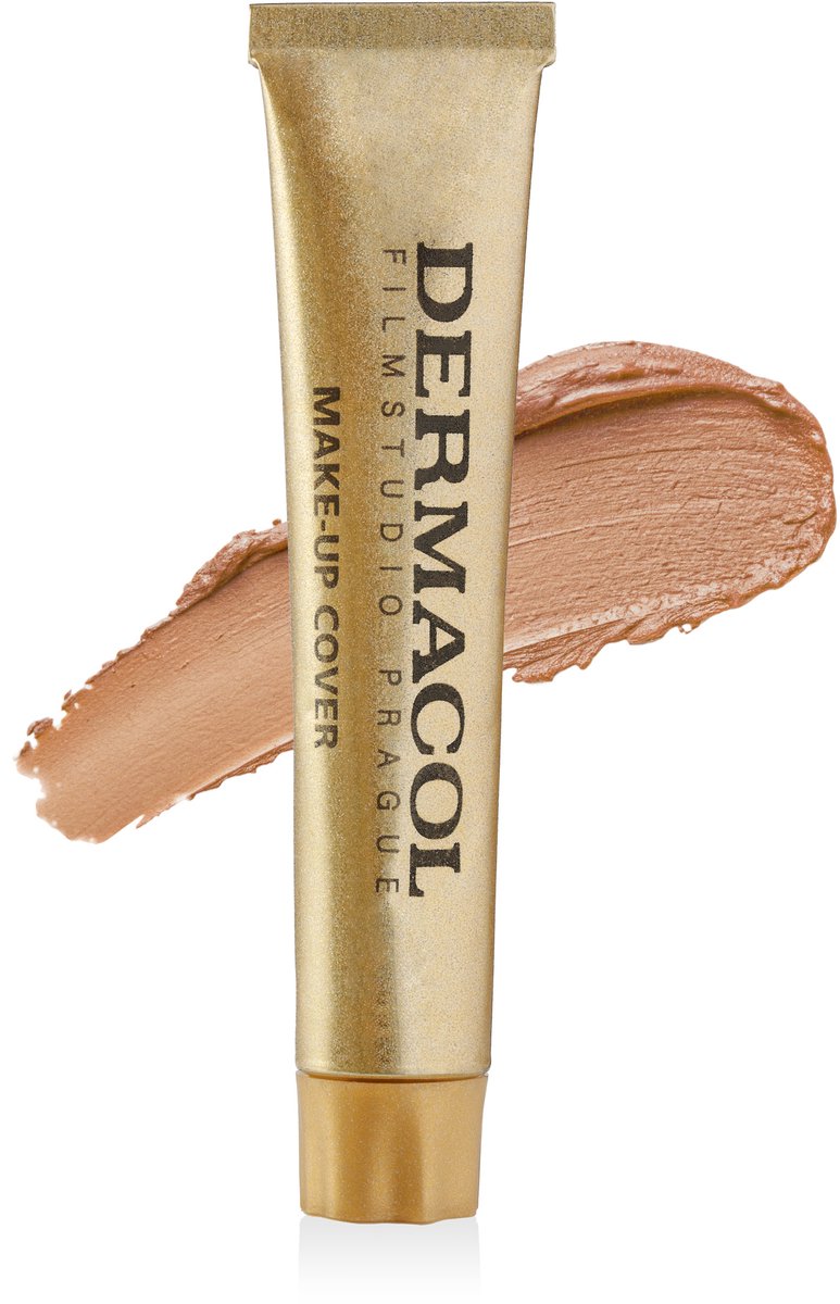 Dermacol Full Coverage Matte Foundation - Waterproof Make-Up - Olie-vrije Formule - SPF 30 - Extreme Dekking - Langdurig