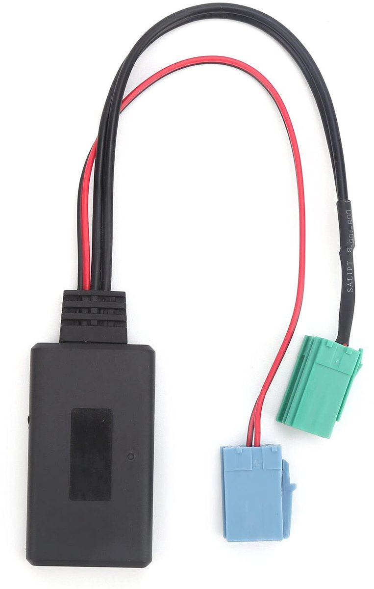 Allecto - Bluetooth 5.0 Car Audio Adapter - Geschikt voor Espace en Twingo - Draadloze muziekstreaming - Compatibel met Laguna en Scenic - Eenvoudi...