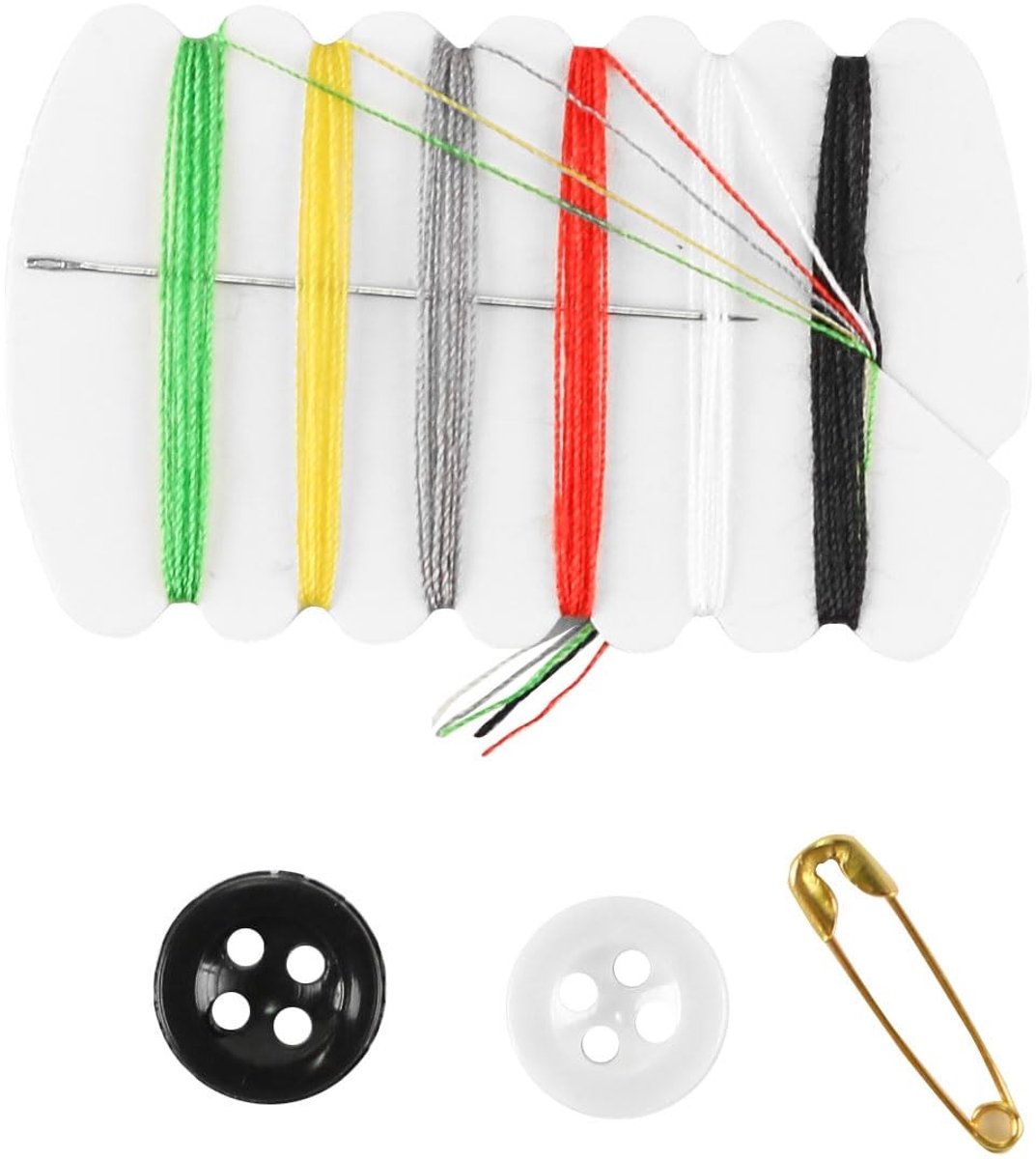 Allecto - Mini Naaiset - Draagbare Naaikit voor Noodreparaties - 100-delig - Creatief Naaien - Handige Naaikit voor Thuis - Geschikt voor Noodrepar...
