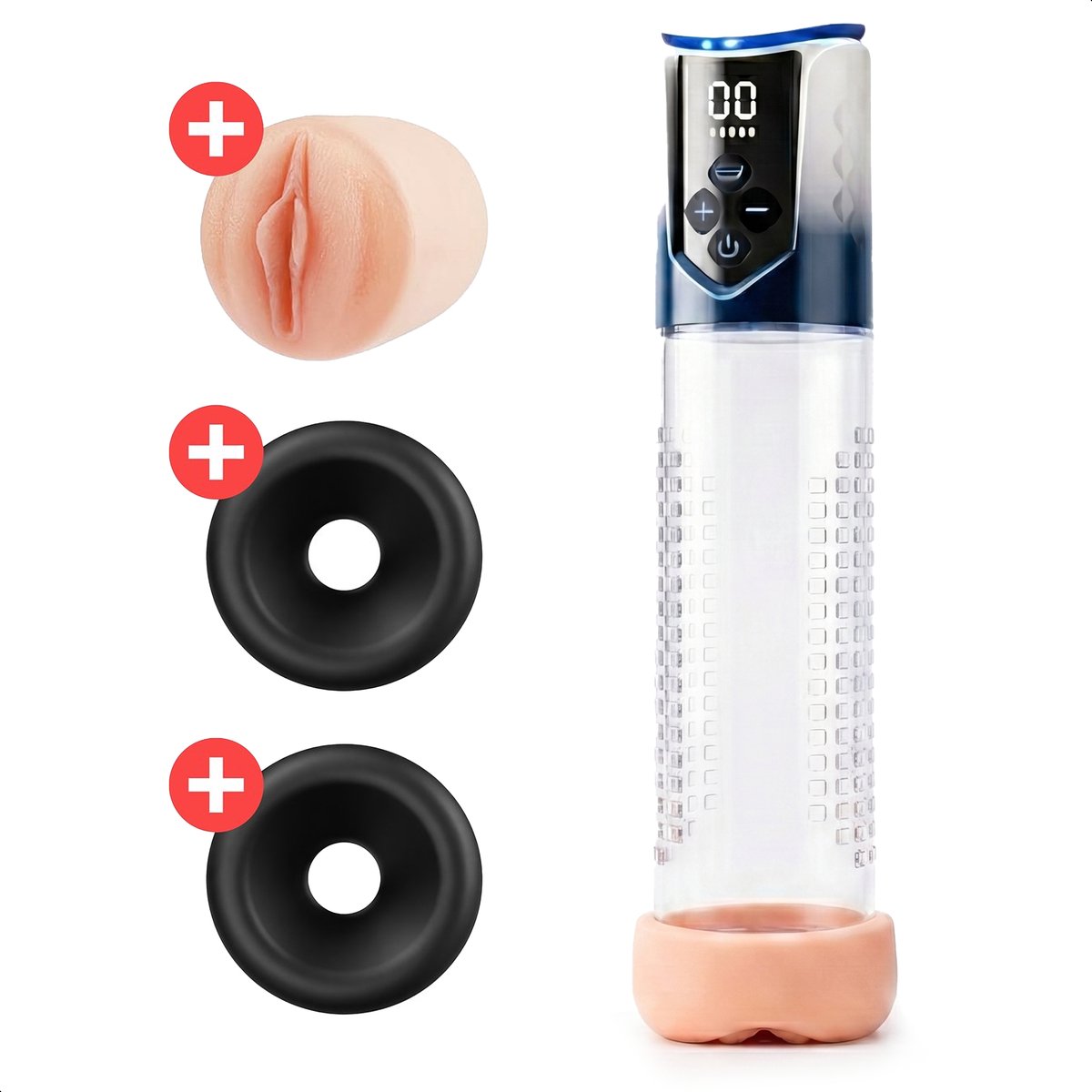 Penis pomp Elekstrisch - BPA vrij - Penis vergroter - Sexspeeltjes voor mannen - Seks speeltjes - Penispomp Voor heren - Jespro