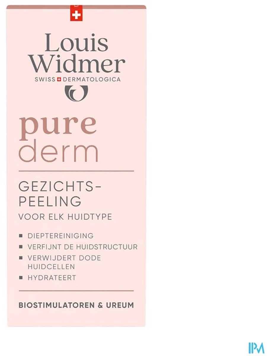 Louis Widmer Purederm Gezichtspeeling Geparfumeerd