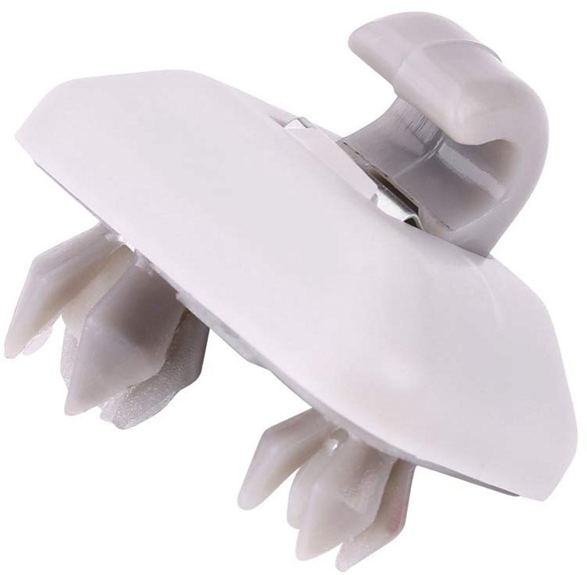 Shopcentral - Zonnevisser haak - Verstelbare clip - Innovatieve auto-accessoire - Zilver - Vervangingshaak - Perfect voor A1 A3 S4 S5 Q3 TT - Ideaal vo..