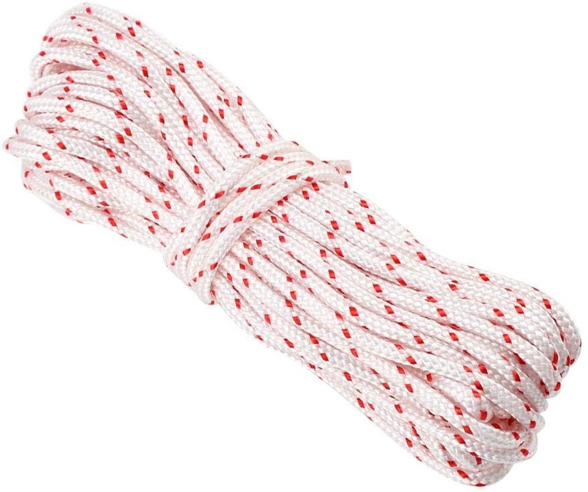 Shopcentral - Starter Rope - Trimmer Touw - Duurzaam Nylon - 5mm / 10m - Vervangingstouw - Geschikt voor HUSQVARNA MCCULLOCH - 10 meter