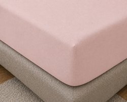 Hoeslaken - 100% Katoen - 90x200 Hoekhoogte 30cm - Roze