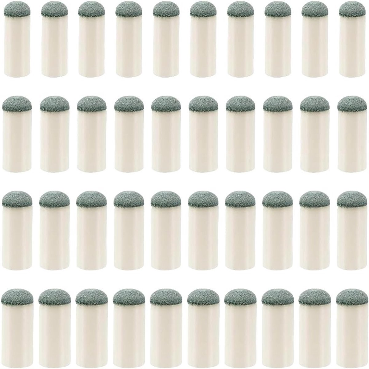 40 Stuks Biljartstokopzetstukken en Reservepunten voor Biljartkeu, Eindkappen in 5 Maten, Perfecte Biljartaccessoires voor Elke Speler