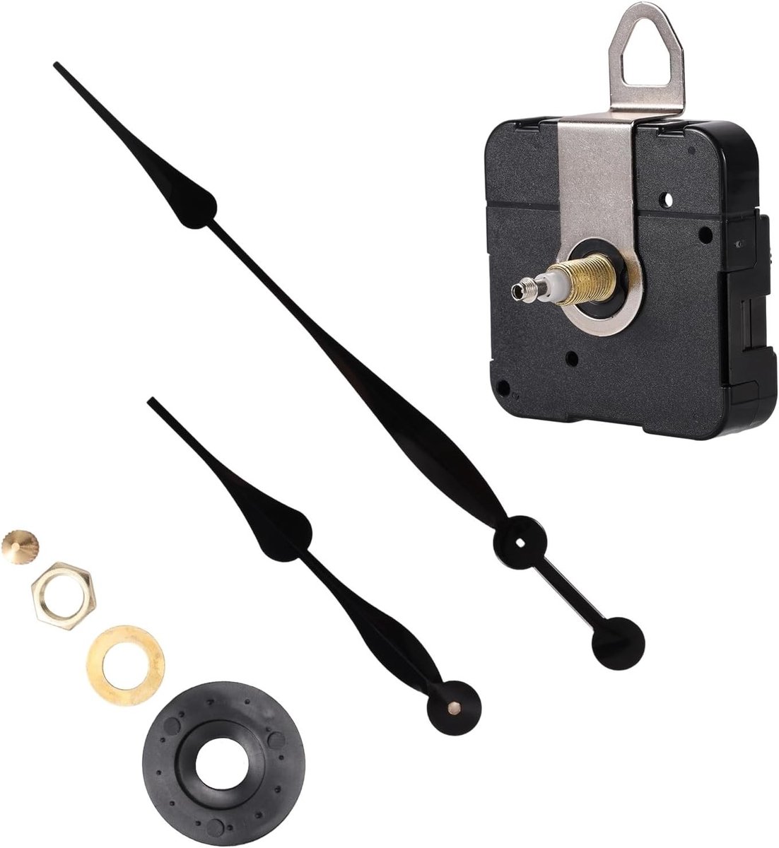 Reparatieset voor Wandklokken met Lange Spade Wijzers en Hoog Koppel Quartz Mechanisme voor Aangepaste Projecten en Onderhoud