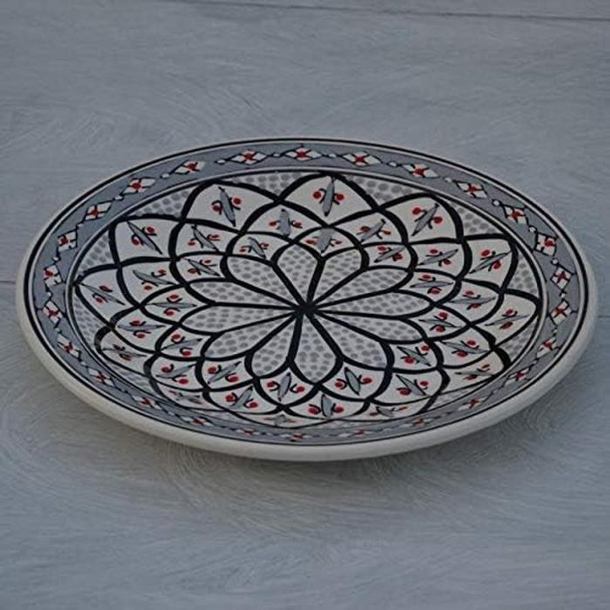 Ronde Dinerborden Plat - Wit Aardewerk - 27 cm