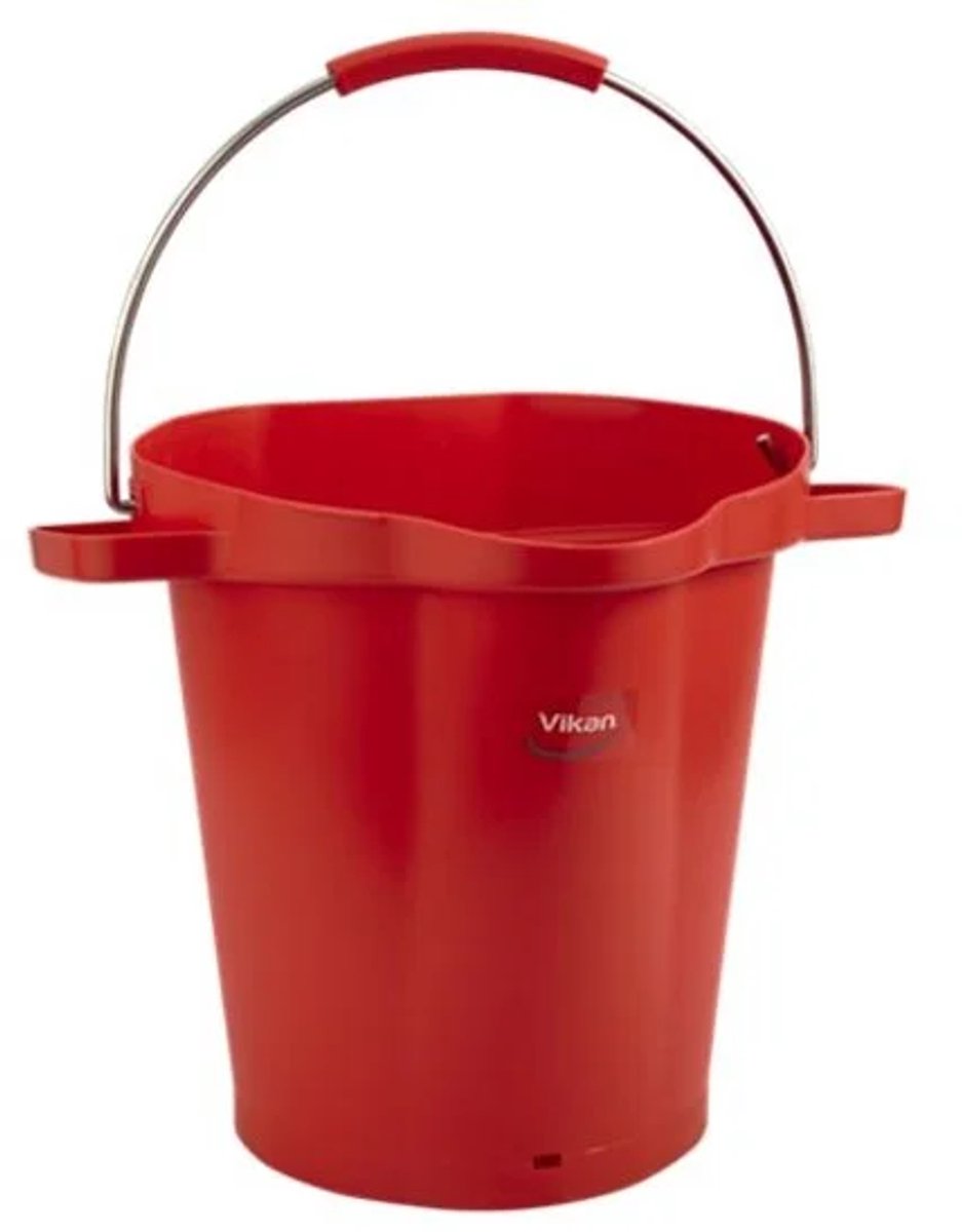 Vikan emmer 20 liter ook voor opslag ingredienten - Rood