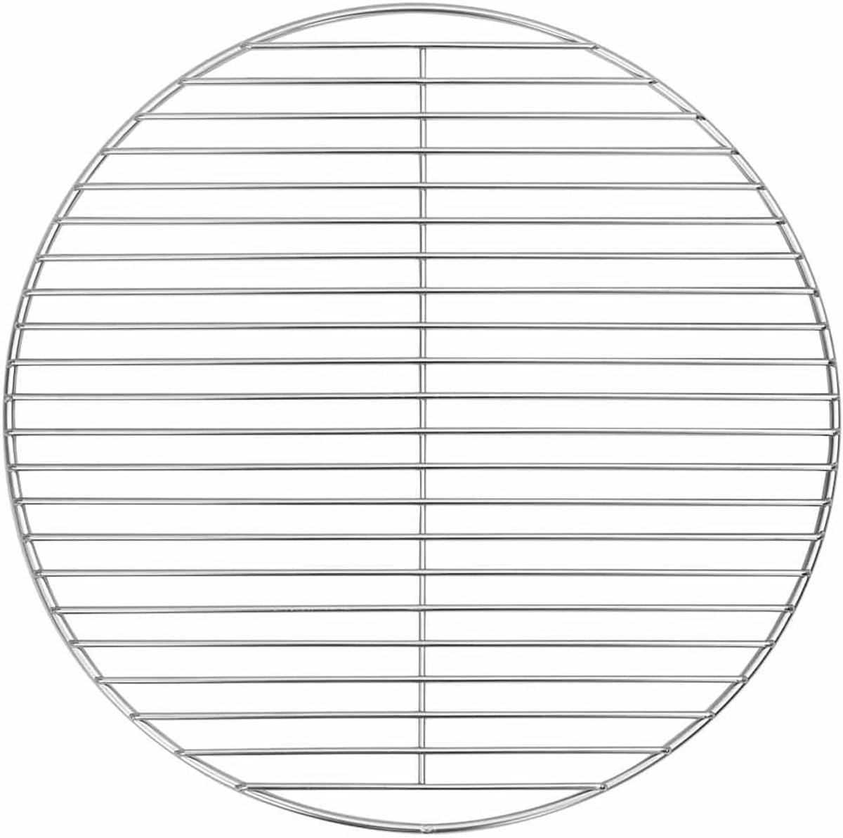 Oval Roestvrijstalen Grillrek voor Buiten - 43cm Heat Resistant BBQ Kookaccessoire