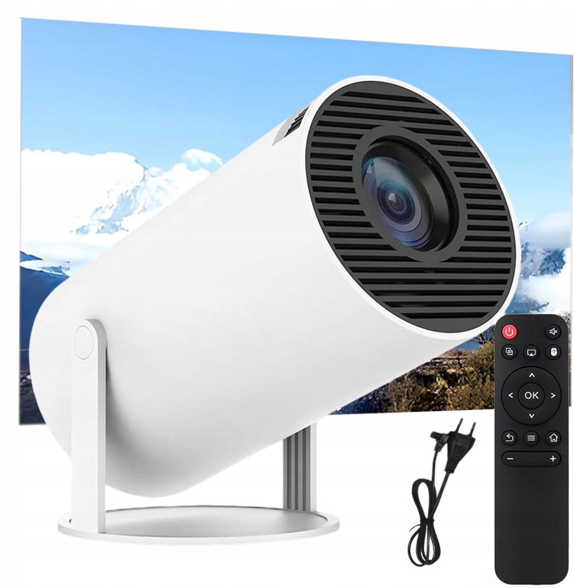 Mini Smart Draagbare Projector - Android iOS - 2.4G/5G wifi - Bluetooth 5.0 - Automatische keystone-correctie