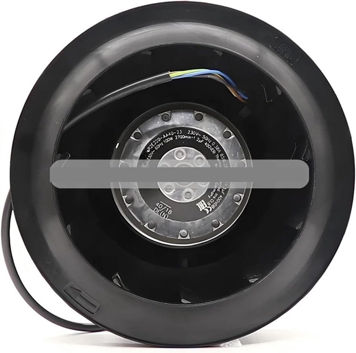 Industriële Ventilator - Koelunit - Klimaatbeheersing - Energiezuinig Ontwerp - 225 mm