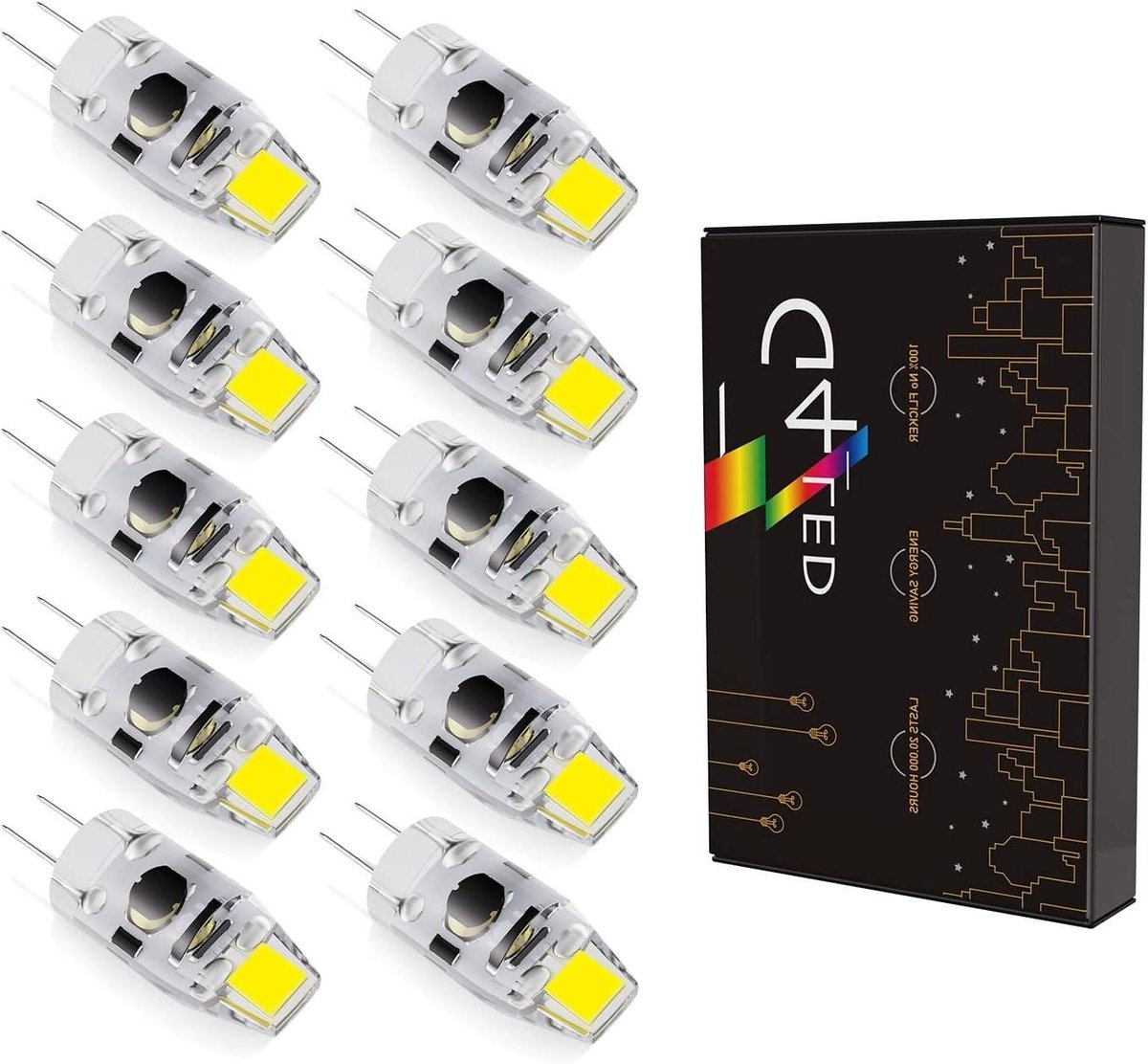 G4 LED Lampen - Mini Spotjes - Sfeerverlichting Maken - Flikkervrij Ontwerp - 2 Watt - Koel Wit