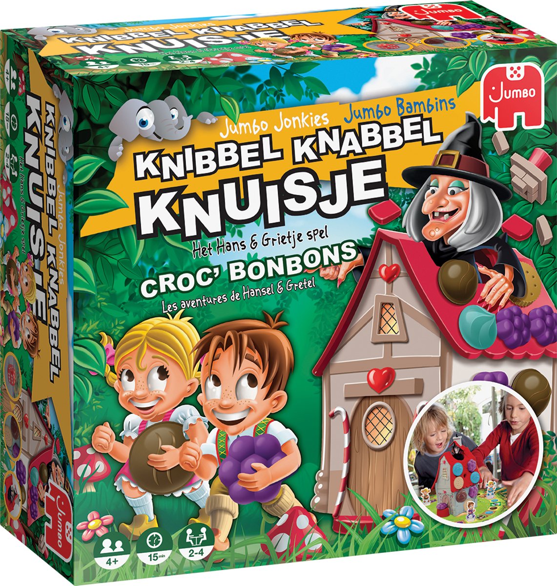 Jumbo Knibbel Knabbel Knuisje - Nederlands/franstalig - Bordspel